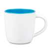 Boston mug for sublimation white - insid light blue