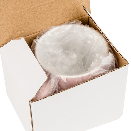 Kubek light kolor mini różowy z kartonikiem karton 48 szt.