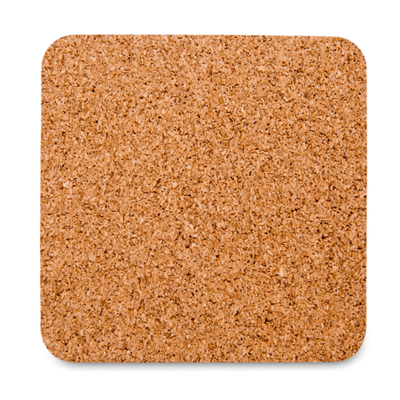 Podkładka akrylowa pod kubek kwadratowa 4MD /korek 9,5x9,5 cm - 10szt