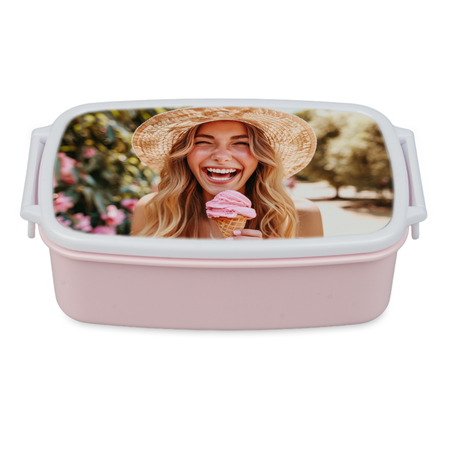 Lunch/breakfast box for sublimation - light pink