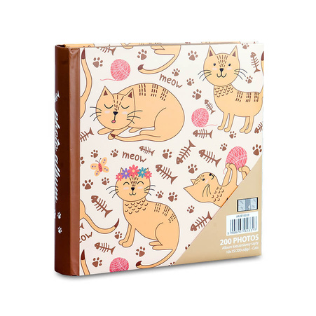 Sewn pocket album 10x15/200 photos - Cats