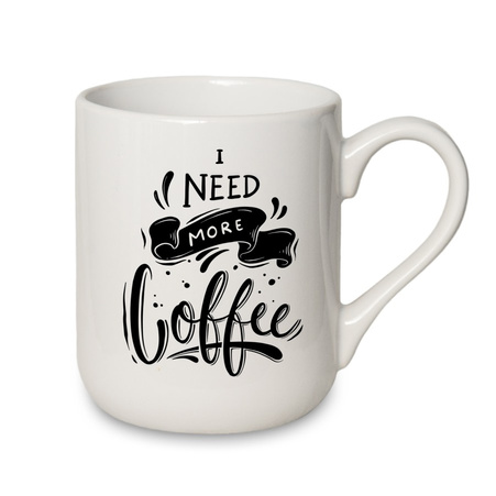 White coffe mug 330 ml