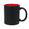 Mug for engraving matte black - inner red cardboard 36 pcs.