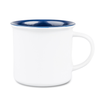 Mug white 250 ml Camper navy blue inside
