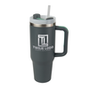 Travel 1200 ml steel mug Travel 1200 ml engraved/UV - dark grey