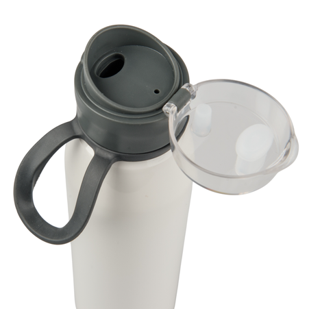 Aluminum 650 ml Fit bottle - white