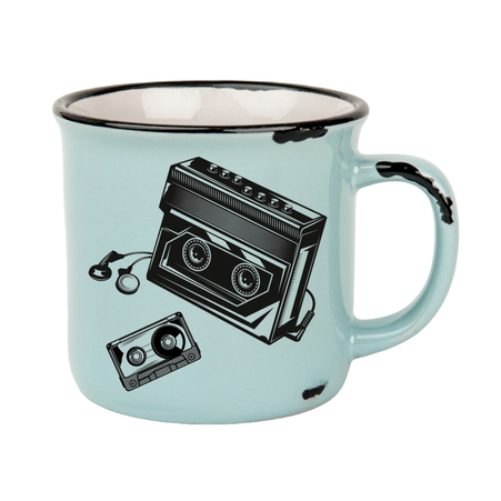 Kubek Camper Retro jasnoniebieski 280 ml