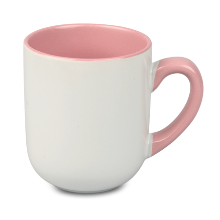 Coffee mug 290 ml Combo - handle and inner pink carton 36 pcs.