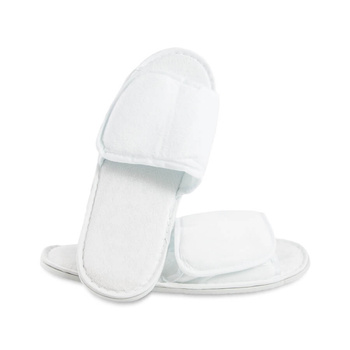 White terry cloth hotel flip-flops - sale !