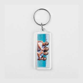 CR_18 acrylic key ring - 18x50 mm (kpl. 5 pcs.)