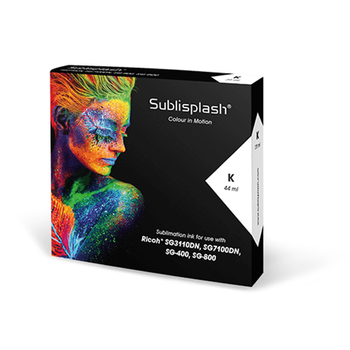 Sublisplash cartridge for Ricoh SG3110/7100/SG400/800 (44ml) Black