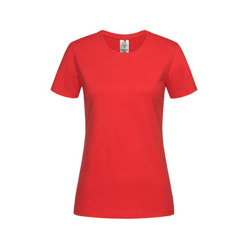 STEDMAN women's cotton t-shirt red M