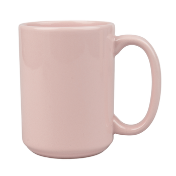 Mug 440 ml light color pink carton 36 pcs.