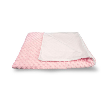 Pink minky blanket 75/100