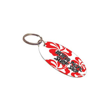 Aluminum oval key ring (double-sided) Unisub (5917)