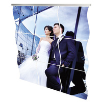 Płytka aluminium Mural biała ( fala ) 15x15 ChromaLuxe (4035) - wyprzedaż !