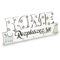 Wieszak na klucze MDF HOME - wyprzedaż !