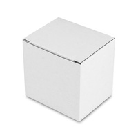 Opakowanie kartonowe do kubków Latte małe z wkładką /pełne - białe (komplet 10 szt)