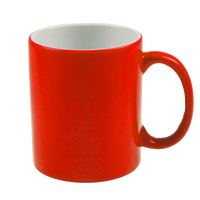 Kubek neonowy -  pomarańczowy