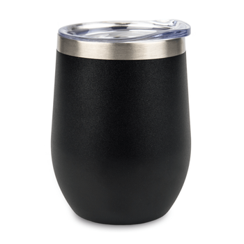 Kubek stalowy do graweru Wine Cup - czarny