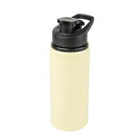 Aluminiowa butla 600 ml Active Flip Top - żółta