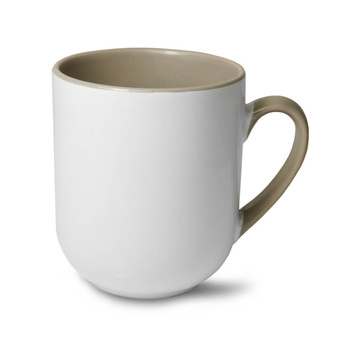 Kubek coffee 290 ml Combo - uchwyt i środek szary
