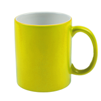 Kubek neonowy - żółty